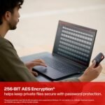 SANDISK 1TB Extreme Portable SSD (New Model) - up to 2000MB/s Transfer speeds, USB Type-C connectivity, Reliable Durability - Black - SDSSDE70-1T00-G25 - Image 5