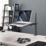 VIVO Single Laptop Notebook Desk Mount Stand, Fully Adjustable Extension with C-clamp, Fits up to 17 inch Laptops, Black, STAND-V001L - Image 3