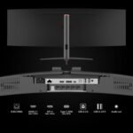 INNOCN 49" Curved Gaming Monitor 144Hz Ultrawide 32:9 WDFHD 3840 x 1080P, R1800, 99% sRGB, HDR400, USB Type C, DisplayPort, HDMI, Built-in Speakers, Height/Tilt Adjustable - 49C1G - Image 6