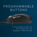 Kensington USB-C Wired Mouse, Pro Fit Ergo MY435 EQ Wired Mouse, for Small to Medium-Sized Hand, Programmable Buttons, Quiet-Click Buttons, USB-C Connection - Black (K72512NA) - Image 5