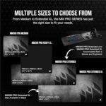 Corsair MM350 PRO Extended XL Premium Spill-Proof Cloth Gaming Mouse Pad – 36.6” Width x 15.7” Height Surface – Black - Image 6