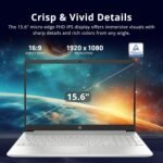HP 15.6" FHD IPS Touchscreen Laptop, Intel i7-1255U, 16GB RAM, 1.28TB Storage(1TB SSD+288GB Docking Station Set), Intel Iris Xe Graphics, Num Pad, HD Webcam, Fast Charge, Windows 11 Pro, Silver - Image 5