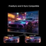 KTC 32 Inch FHD 1080p Curved Gaming Monitor - VA 1500R Curved Monitor, 165Hz 1ms MPRT, FreeSync & G-Sync, 122% sRGB, DP/HDMI, VESA, HDR10 for Gaming Home Office Business PC Monitor - Image 4