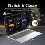 HP Pavilion 15.6" FHD IPS Anti-Glare Laptop, Intel i5-1235U, 32GB RAM, 2.16TB Storage(2TB SSD + 160GB Docking Station Set), Iris Xe Graphics, Num Pad, HD Webcam, Wi-Fi 6, Windows 11 Pro, Silver - Image 9