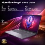 Lenovo 15" Gaming Laptop Computer, AMD Ryzen 5 7535HS 6-Core, 16GB DDR5 RAM, 512GB PCIe SSD, FHD+ Display, WiFi 6, Bluetooth 5.3, Webcam, Luna Grey, Windows 11 Home - Image 4