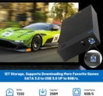Kinhank 12tb Retro Game Hard Drive with 96000+ Games, Retro Game Consoles Compatible with 400+ Emulators, 6000+3D Games, Portable Game Hard Drive Disk Compatible with Win 7/8/10/11 - Image 4