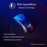 ASUS ROG Keris Wireless Aimpoint Gaming Mouse – Right-Handed Ergonomic, 75g, Tri-Mode Connectivity, 42K DPI, up to 119Hr Battery, PC/Mac Support - Black - Image 4