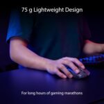 ASUS ROG Keris Wireless Aimpoint Gaming Mouse – Right-Handed Ergonomic, 75g, Tri-Mode Connectivity, 42K DPI, up to 119Hr Battery, PC/Mac Support - Black - Image 5