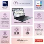 Lenovo 15.6" FHD Laptop | Intel Core i5-1235U (10 Core up to 4.40 GHz)| 40GB RAM | 2TB PCIe SSD | Anti-Glare | SD Card Reader | WiFi 6 | HDMI | Bluetooth | Webcam | Win 11 Pro | WOWPC Recovery USB - Image 3