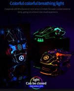 Gaming Mouse Wired Game Mice USB Silent Optical Mouse 3200DPI RGB Colorful Gradient Backlit 7 Buttons for Desktop Laptop Computer Gamer PC Windows Mac - Image 6