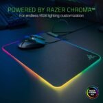 Razer Firefly Hard V2 RGB Gaming Mouse Pad: Customizable Chroma Lighting, Built-in Cable Management, Balanced Control & Speed, Non-Slip Rubber Base - Image 3