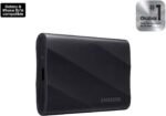 Samsung T9 Portable SSD 1TB, USB 3.2 Gen 2x2 External Solid State Drive, Seq. Read Speeds Up to 2,000MB/s for Gaming, Students and Professionals, MU-PG1T0B/AM, Black - Image 3