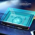 Cooling Pad for Asus Rog Gaming Laptop,It is a Heat Dissipation Monster with Powerful Turbo Fan Can Fast Cooling,RGB Light Mode - Image 6
