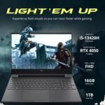 HP Victus 15.6" 144Hz FHD Gaming Laptop, Intel i5-13420H, 16GB RAM, 1TB PCIe SSD, NVIDIA GeForce RTX 4050, Backlit Keyboard, WiFi 6, Webcam, Win 11, Mica Silver, 256GB Docking Station Set - Image 4