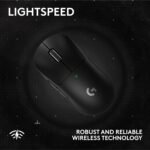 Logitech G PRO X Superlight 2 SE Wireless Gaming Mouse, 60 g pro-Grade Mouse with 5 programmable Buttons, 44K DPI Sensor, 888+ IPS, 1 kHz Report Rate, USB-C Charging for PC/Mac - Black - Image 5