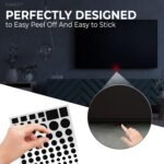 FLANCCI LED Light Blocking Stickers, Light Dimming Filters, (2 Sheets) Dimming Sheets for Routers, LED Covers Blackout, Dimming 50% ~ 80% of LED Lights, (2Sheets = 1 Cut Out + 1 Uncut) - Image 3