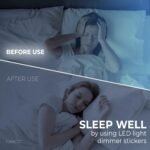 FLANCCI LED Light Blocking Stickers, Light Dimming Filters, (2 Sheets) Dimming Sheets for Routers, LED Covers Blackout, Dimming 50% ~ 80% of LED Lights, (2Sheets = 1 Cut Out + 1 Uncut) - Image 5