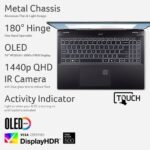 acer Swift 16 AI Laptop, 16” 3K OLED Touchscreen, Intel Core Ultra 7 256V, Up to 19.5Hr Battery, QHD IR Webcam, Wi-Fi 7, Copilot Key, Lightweight, Windows 11 Pro, w/Mouse (4, TB) - Image 5