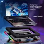 Cooling Pad for Acer Predator Helios Neo 16 Gaming Laptop, Cooler with Powerful Turbo Cooling Fan Can Fast Cooling CPU+GPU 40°C, Variable Speed,6 RGB Light Mode,Touch Control,LCD Screen - Image 4