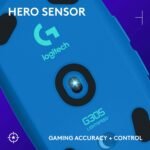 Logitech G305 Lightspeed Wireless Gaming Mouse, Hero Sensor, 12,000 DPI, Lightweight, 6 Programmable Buttons, 250h Battery, On-Board Memory, Compatible with PC, Mac - Blue - Image 3