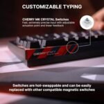 K5 Pro TMR Compact, Magnetic Wired Gaming Keyboard, Customizable MK Crystal Switches, Hot-Swap, Rapid Trigger, SnapKey, Sound Dampening, 8000 Hz, Black - Image 5