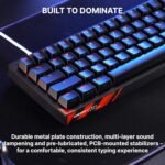 K5 Pro TMR Compact, Magnetic Wired Gaming Keyboard, Customizable MK Crystal Switches, Hot-Swap, Rapid Trigger, SnapKey, Sound Dampening, 8000 Hz, Black - Image 6