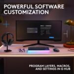 Logitech G512 X 75 Dual SWAP, Hot-Swappable TMR Analog/Mechanical Gaming Keyboard, Tactile, 8K Polling Rate, Custom Actuation 0.1-4.0 mm, Rapid Trigger, LIGHTSYNC RGB, Wired, PC, Mac - Black - Image 7
