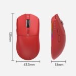 AJ139PRO Dual-Mode 2.4G/Wired Gaming Mouse, 59g Lightweight Design, PAW3395 Sensor, 26K DPI, 300mAh Battery with 40-Hour Battery Life for Windows, Mac Gamer. - Image 8