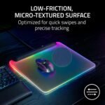 Razer Firefly V2 Pro Fully Illuminated RGB Gaming Mouse Mat: Backlit Design - 15 Zone Chroma Lighting - USB 2.0 Port - Detachable USB Type C Cable - Micro Textured Surface - Anti Slip Base - Image 6