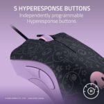 Razer DeathAdder Essential Gaming Mouse and Goliathus Soft Gaming Mouse Mat Bundle: Kuromi Edition - Image 6