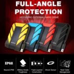 ADATA HD710 Pro External Hard Drive - 2TB USB 3.2 Gen1 Portable HDD for Gaming & Backup Storage - IP68 Waterproof & Dustproof - MIL-STD Shock Resistant - Red - 1 Count - Image 4