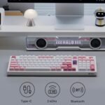 Akko 5098B Wireless Gaming Keyboard with Screen, Prunus Lannesiana Hot-Swappable Full Size Mechanical Keyboard with Scroll Wheel, Numberpad, RGB Gasket Keyboard, Piano Pre Lubed Switch - Image 4