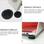 SOLUSTRE Laptop Cooling Ball Pad 4Pcs Silicone Heat Dissipation Feet Riser Stand for Notebook Computer Support and Anti-Slip Cooling Elevator - Image 5
