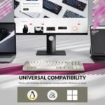 Keychron C1 Pro 8K QMK Wired Custom Mechanical Keyboard, TKL Layout Launcher Support with Hot-Swappable Super Red Switch, PBT Keycaps Compatible for Mac Windows Linux - Image 3