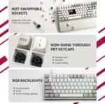 Keychron C1 Pro 8K QMK Wired Custom Mechanical Keyboard, TKL Layout Launcher Support with Hot-Swappable Super Red Switch, PBT Keycaps Compatible for Mac Windows Linux - Image 5