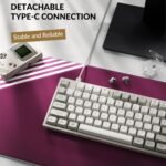 Keychron C1 Pro 8K QMK Wired Custom Mechanical Keyboard, TKL Layout Launcher Support with Hot-Swappable Super Red Switch, PBT Keycaps Compatible for Mac Windows Linux - Image 7
