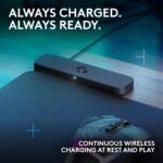 Logitech G POWERPLAY 2 Wireless Charging Mouse Pad for Compatible Gaming Mice, 34.5 X 28.4 cm (13.5 x 11.2 inches), 3.5 mm Height, for PC/Mac - Black - Image 3