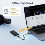 iDsonix Portable SSD 1TB External Hard Drive, USB 3.2 GEN 2 up to 1000MB/s External Solid State Drive with 2 in 1 USB C Cable Compatible with Xbox, PS5, Mac, PC, Laptop, Camera, i10PRO - Image 3