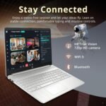 HP 15.6" FHD Laptop Computer, AMD Athlon Silver 3050U, AMD Radeon Graphics, 4GB DDR4 RAM, 128GB SSD, Windows 10 S, HD Webcam, HDMI, Office 365, Silver, 32GB Hotface USB Card - Image 5