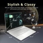 HP 15.6" FHD Laptop Computer, AMD Athlon Silver 3050U, AMD Radeon Graphics, 4GB DDR4 RAM, 128GB SSD, Windows 10 S, HD Webcam, HDMI, Office 365, Silver, 32GB Hotface USB Card - Image 8