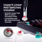 HyperX Origins 2 1800 – Gaming Keyboard, PC, Swappable Housing, Hotswap Switches, High Profile, 1800 Layout, 8k Polling, Adjustable Angle, Mechanical Switches - Image 8