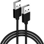 AICHESON Portable Laptop Cooling Pad with 6 Fans and 2 Pack 2ft USB A Cables Set - Image 6