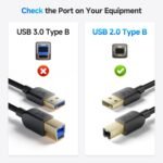 Cable Matters 3-Pack USB Printer Cable - 6ft, USB A to B Cable, Compatible with Printer, External Hard Drive, Audio Interface, Scanner, MIDI Controller, MIDI Keyboard, Black - Image 4
