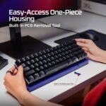 HyperX Origins 2 65 – Gaming Keyboard, PC, Swappable Housing, Hotswap Switches, High Profile, 65% Layout, 8k Polling, Adjustable Angle, Mechanical Switches - Image 3
