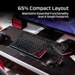 HyperX Origins 2 65 – Gaming Keyboard, PC, Swappable Housing, Hotswap Switches, High Profile, 65% Layout, 8k Polling, Adjustable Angle, Mechanical Switches - Image 6