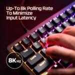 HyperX Origins 2 65 – Gaming Keyboard, PC, Swappable Housing, Hotswap Switches, High Profile, 65% Layout, 8k Polling, Adjustable Angle, Mechanical Switches - Image 7
