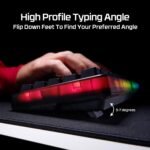 HyperX Origins 2 65 – Gaming Keyboard, PC, Swappable Housing, Hotswap Switches, High Profile, 65% Layout, 8k Polling, Adjustable Angle, Mechanical Switches - Image 8