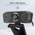 Redragon GW800 1080P PC Webcam with Built-in Dual Microphone, 360° Rotation - 2.0 USB Computer Web Camera - 30 FPS for Online Courses, Video Conferencing and Streaming - Image 3