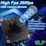 ELP 2MP High Speed USB Camera Module for Computer - 1080P Mini UVC USB2.0 Webcam Board CMOS OV4689 Video CCTV Industrial PC Camera for Laptop - High Frame Rate 260fps 120fps 60fps - Image 4