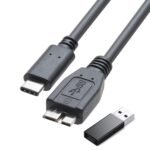 2IN1 External Hard Drive Cable 1.6FT,Super Speed Micro B 3.0 to USB C/A Cable, Compatible with WD,Toshiba,My Passport,Samsung,Seagate,MacBook Pro/Air, FORiPad/Tablet, iPhone15,Samsung Galaxy. - Image 2